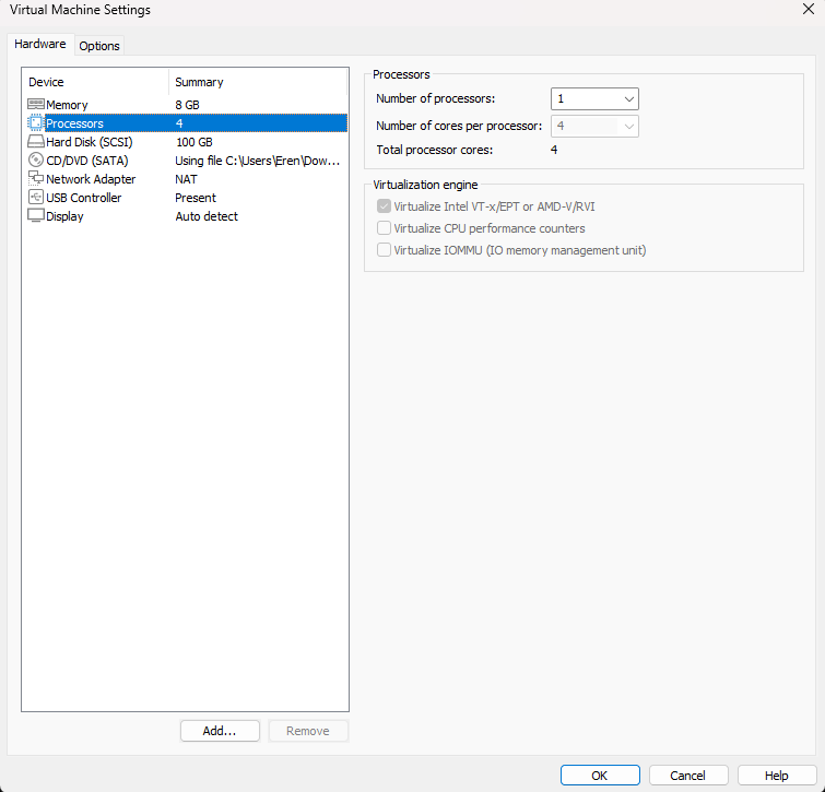 Hardware virtualization exposed to the Proxmox guest